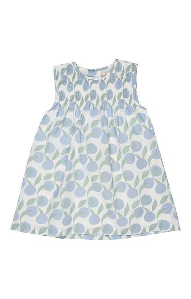 Girls Pretty Sleeveless Smock Dress
