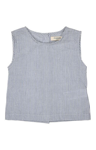 Girls Fine Stripe Summer Top
