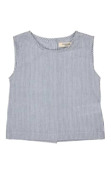 Girls Fine Stripe Summer Top