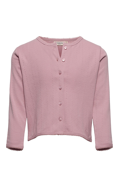 Girls Pointelle Cardigan