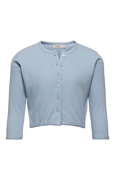 Girls Pointelle Cardigan