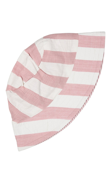 Boy's Reversible Stripe Sun Hat