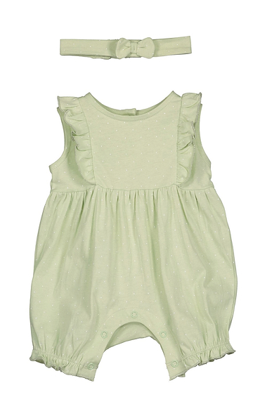 Baby Girl Romper With Headband