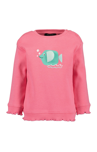 Girls' Sea Print Sweatshirt
