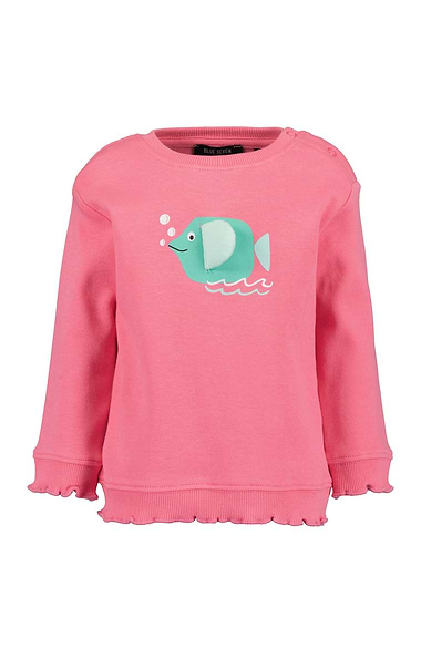 Girls' Sea Print Sweatshirt