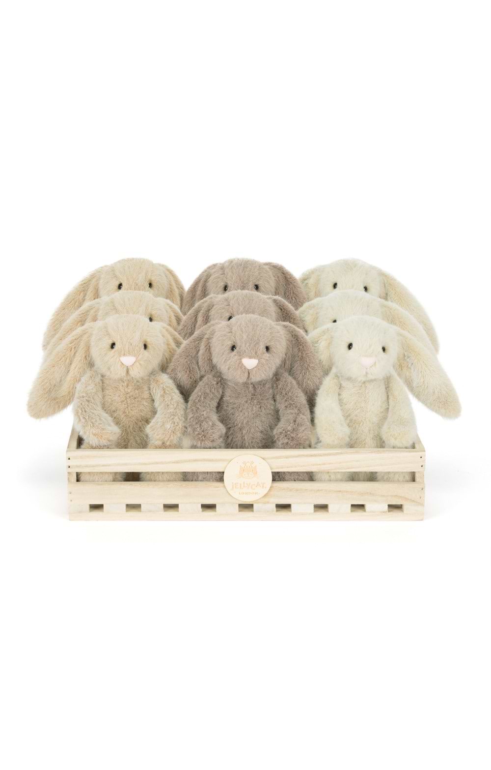 ぬいぐるみ  Flufflet Bunny Jellycat Flufflet Bunny, White - House of Bruar