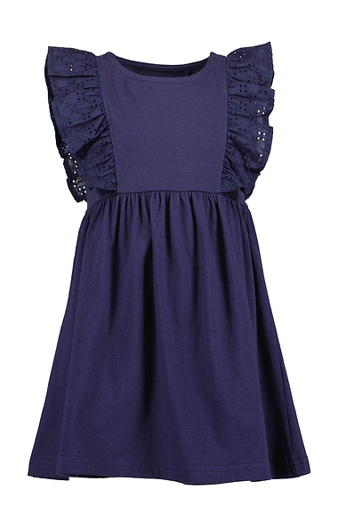 Girls' Embroidered Sleeve Dress