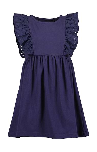 Girls' Embroidered Sleeve Dress