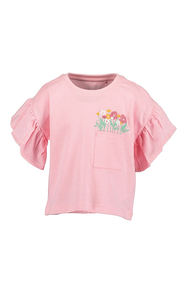 Girls' Flower Pocket T-Shirt