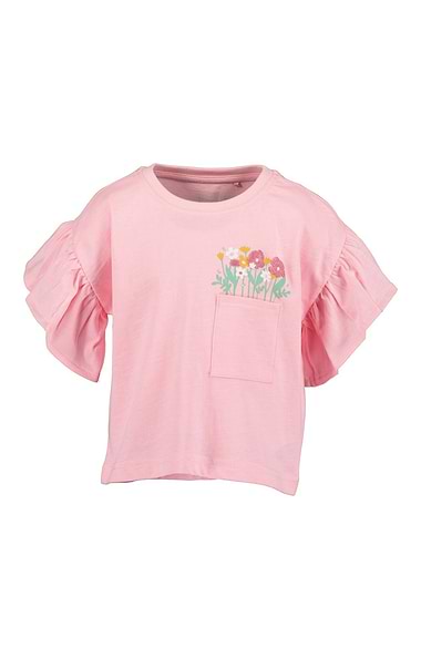 Girls' Flower Pocket T-Shirt