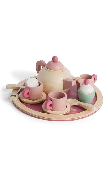 Wooden Tea Set