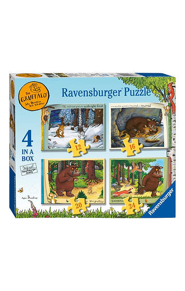 72 Piece Gruffalo Jigsaw 4 In A Box