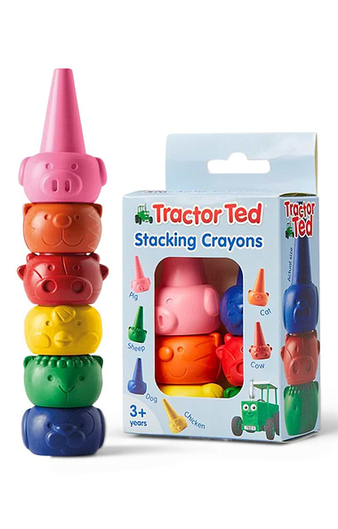 Tractor Ted Stacking Crayons