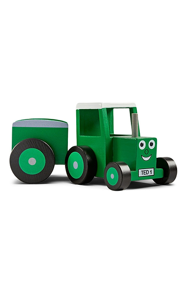 Children's Tractor Ted Toy & Trailer Set