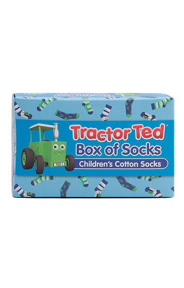 Children's Tractor Ted Three-Pack Socks