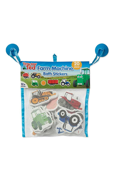 Tractor Ted Farm Machine Bath Stickers