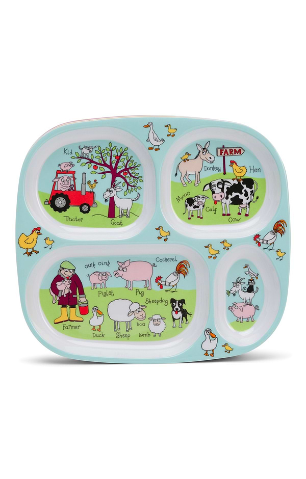 Children’s Melamine Divider Plate