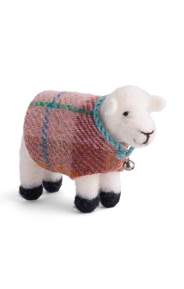 Felted Sheep with Harris Tweed® Jacket