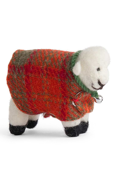 Felted Sheep with Harris Tweed® Jacket