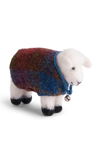 Felted Sheep with Harris Tweed® Jacket