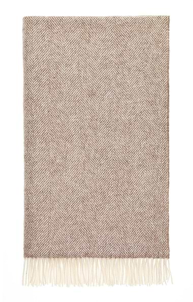 Lambswool Herringbone Throw