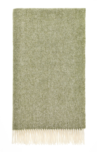 Lambswool Herringbone Throw
