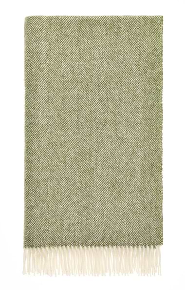 Lambswool Herringbone Throw