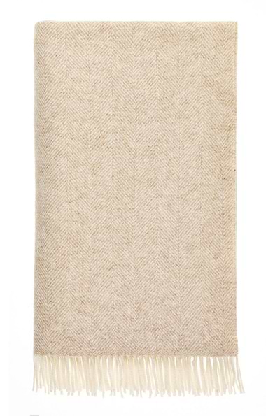 Lambswool Herringbone Throw