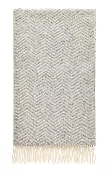 Lambswool Herringbone Throw