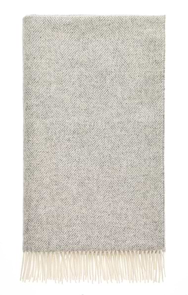Lambswool Herringbone Throw