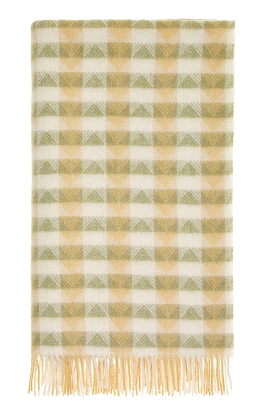 Bronte by Moon Lambswool Chevron Throw