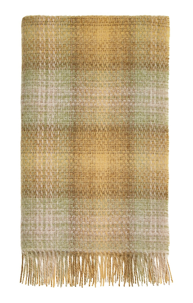 Bronte by Moon Lambswool Ombre Plaid Throw