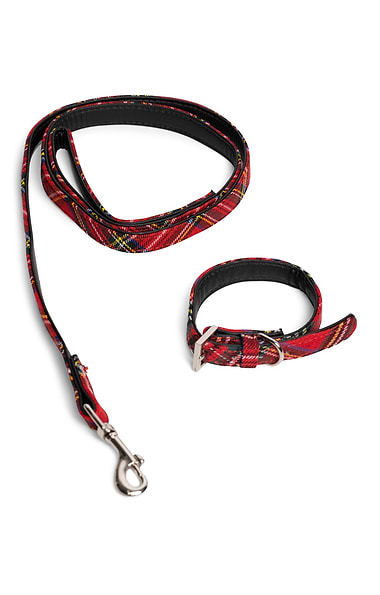 Tartan Dog Collar & Lead