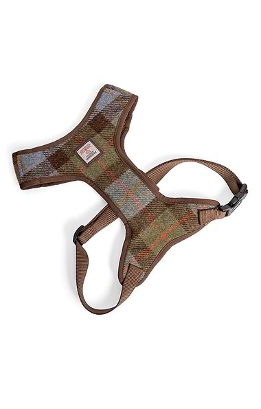 Harris Tweed® Adjustable Dog Harness