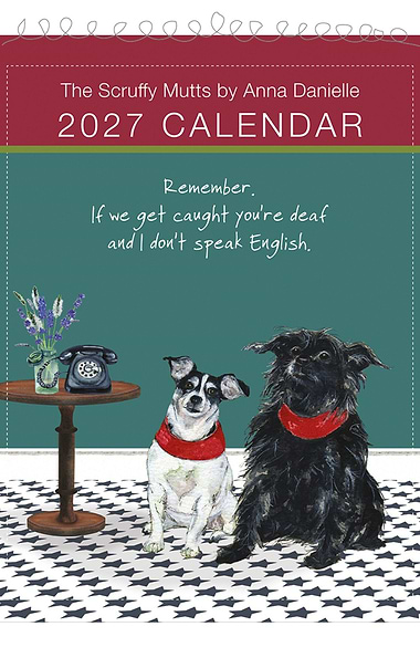 The Scruffy Mutts 2027 Calendar