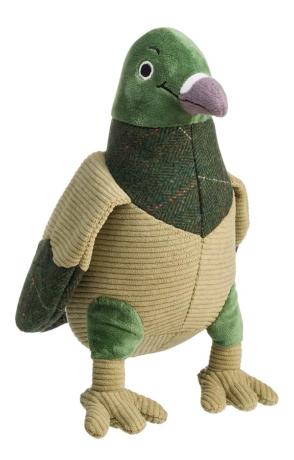 Tweed Plush Dog Toy