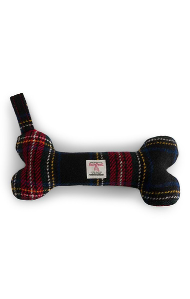 Harris Tweed Dog Bone Toy