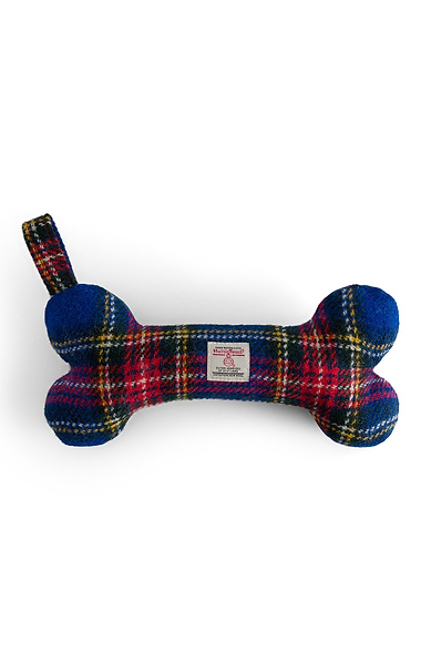 Harris Tweed  Dog Bone Toy