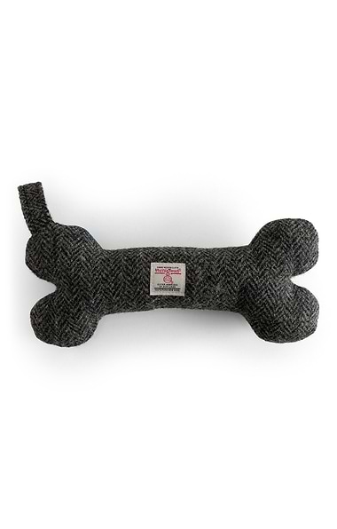 Harris Tweed Dog Bone Toy