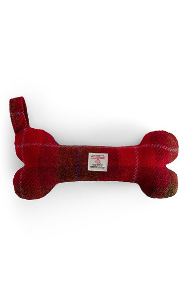 Harris Tweed Dog Bone Toy