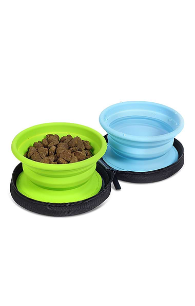 Double Feeding Travel Bowl