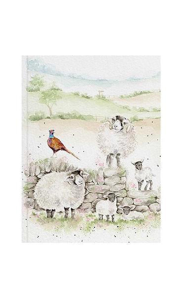 Wrendale Designs Country Animal Motif A6 Notebook