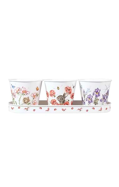Wrendale Designs Herb Pots & Tray
