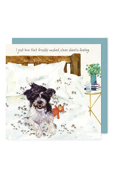 Dogs & Manor Greetings Card