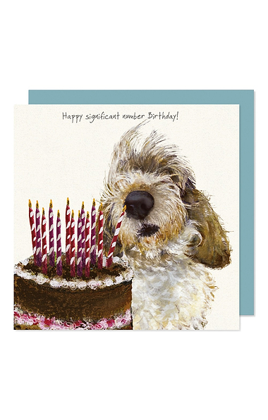 Dogs & Manor Greetings Card