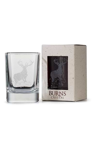 Burns Crystal Single Dram Glass