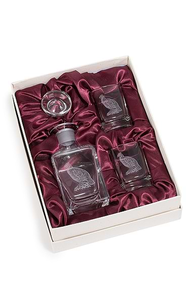Burns Crystal Decanter Set