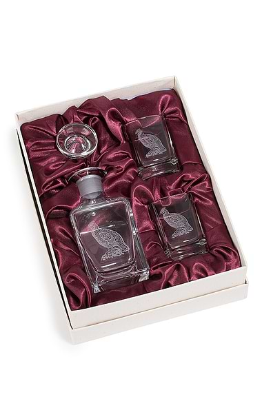 Burns Crystal Decanter Set