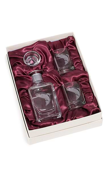 Burns Crystal Decanter Set