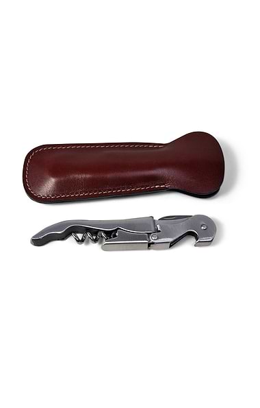 Bottle Opener with Leather Case